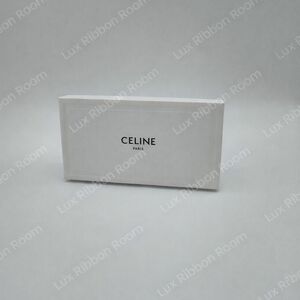 CELINE PARIS White Rigid Gift Box Logo Storage Luxury Packaging EUC